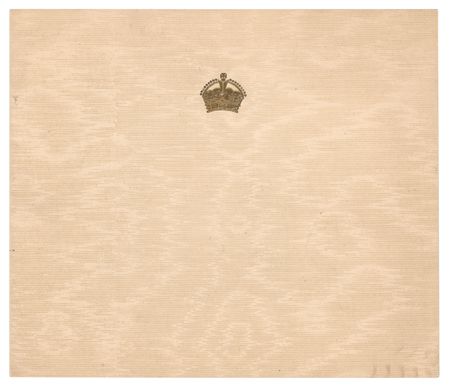 Lot #325 King George VI and Elizabeth, Queen Mother Signed Christmas Card (1948) - Image 2