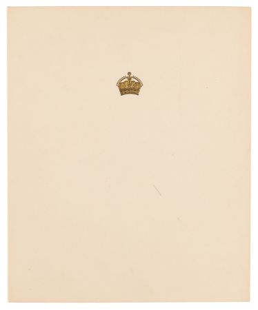 Lot #291 Elizabeth, Queen Mother Signed Christmas Card, Presented to 7-Year-Old Prince Charles - Image 2