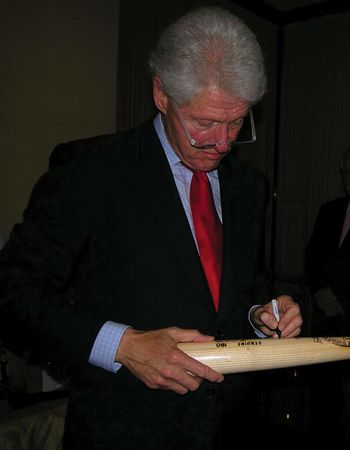 Lot #55 Five Presidents (5) Signed Louisville Slugger Baseball Bats - Image 7