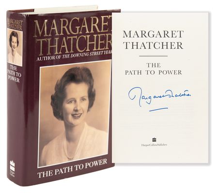 Lot #362 Margaret Thatcher Signed Book - The Path to Power - Image 1