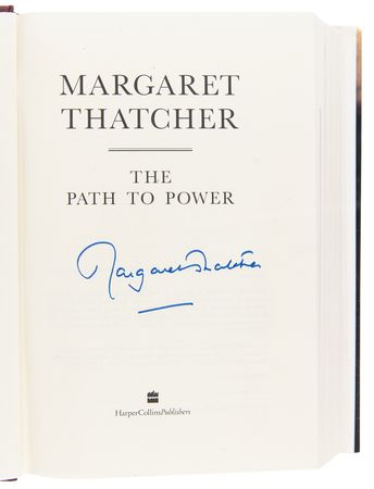 Lot #362 Margaret Thatcher Signed Book - The Path to Power - Image 4