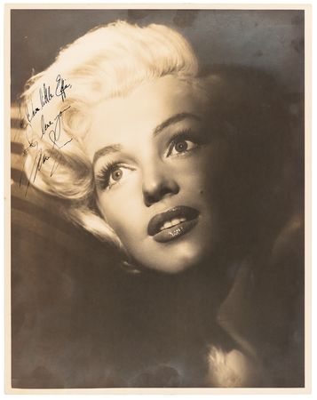 Lot #926 Marilyn Monroe Signed Oversized Photograph - 