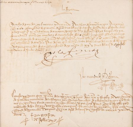 Lot #216 Queen Isabella Letter Signed - Image 2