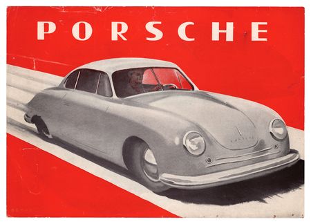 Lot #228 Porsche 356 Sales Brochure - Rare 1948 English Variant - Image 1