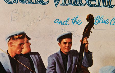 Lot #905 Gene Vincent Signature and Signed Album - Image 3