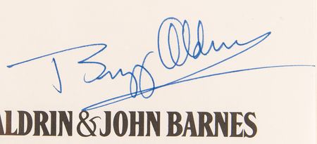 Lot #623 Buzz Aldrin Twice-Signed Book - Encounter with Tiber - Image 2