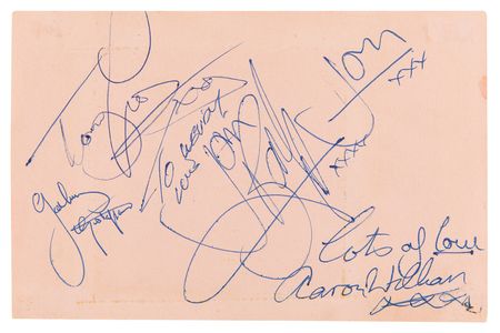 Lot #740 Beatles Signatures (c. 1963) - Image 2