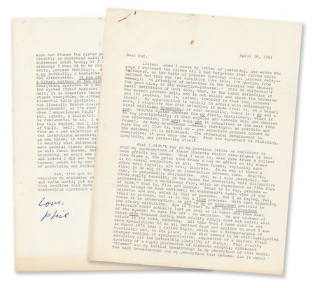 Lot #692 Philip K. Dick Typed Letter Signed: 