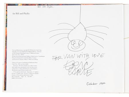 Lot #652 Eric Carle Signed Sketch in Book - Image 4