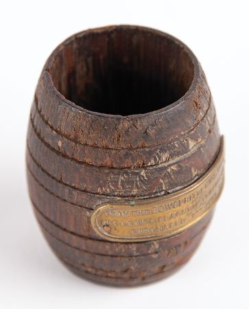 Lot #547 Horatio Nelson: HMS Victory Wooden Artifact: A piece of Lord Nelson's flagship: 