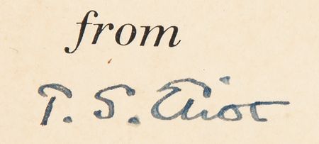 Lot #712 T. S. Eliot Signed Christmas Card - Image 3