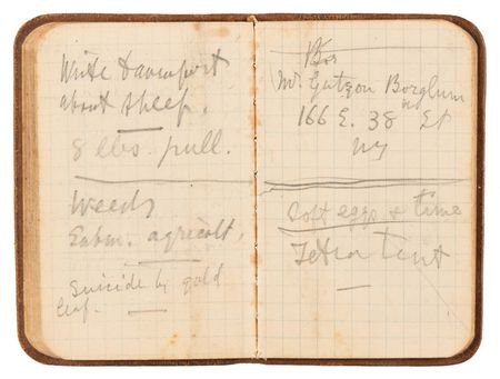 Lot #232 Alexander Graham Bell Signed Check, Handwritten Notebook, and Ephemera - Image 3