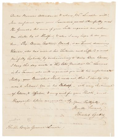 Lot #385 Revolutionary War: Letters on the Fall (1779) and Evacuation (1782) of Charleston by Gen. Gates and Col. Simons - Image 3