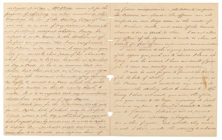 Lot #442 Edward Preble Letter Signed from the USS Constitution on the First Barbary War: 