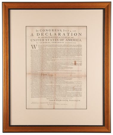 Lot #284 Declaration of Independence Print by R. R. Donnelley Print - Image 2