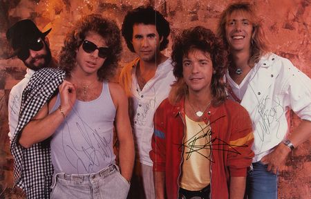 Lot #882 Night Ranger Signed 7 Wishes Tour Program - Image 1