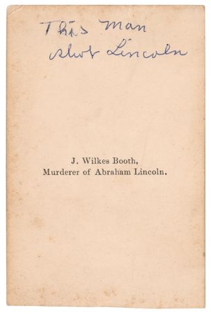 Lot #395 John Wilkes Booth Photograph - 
