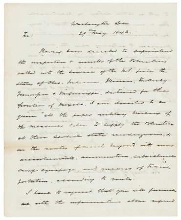 Lot #589 John E. Wool Autograph Letter Signed - Image 1