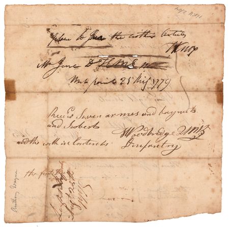 Lot #389 Anthony Wayne and Henry Knox Autograph Endorsements Signed (1777) - Image 2