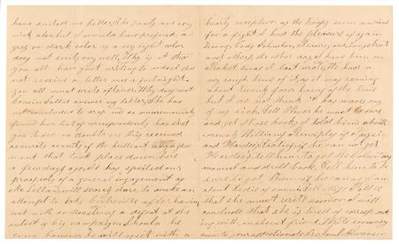 Lot #406 Confederate Soldier's Letter on the Battle of Ball's Bluff - Image 2