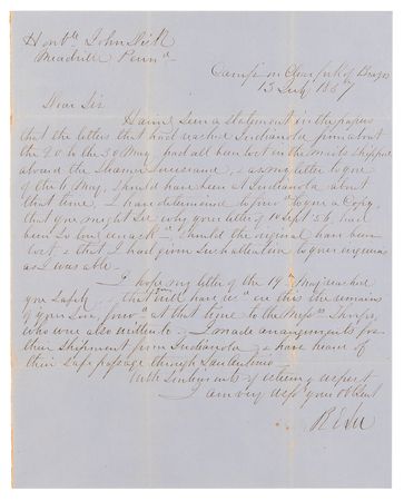Lot #417 Robert E. Lee Autograph Letter Signed, Written from Texas as Second-in-Command of the 2nd Cavalry Regiment (1857) - Image 1
