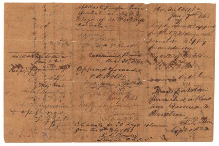 Lot #415 Thomas J. 'Stonewall' Jackson and Ambrose P. Hill Autograph Endorsements Signed (1863), Approving a Medical Furlough - Image 1