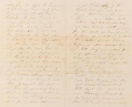 Lot #400 Union Soldier's Letter with Battlefield Flower from the First Battle of Bull Run - Image 3