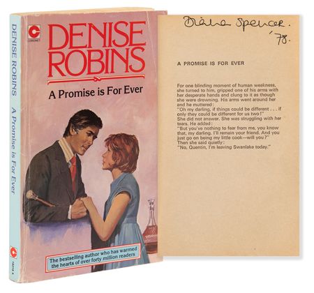 Lot #343 Princess Diana Signed Book - From Her Personal Library - Image 1