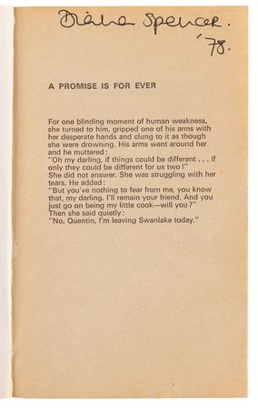 Lot #343 Princess Diana Signed Book - From Her Personal Library - Image 4