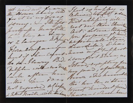 Lot #350 Queen Victoria (3) Items - ALS, Mailing Envelope, and Funeral Notice - Image 2