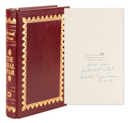 Lot #131 Richard Nixon Signed Book - The Real War (Ltd. Ed.) - Image 1