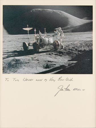 Lot #635 Jim Irwin Signed Photograph - Image 1