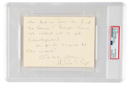 Lot #700 J. K. Rowling Autograph Letter Signed - Image 1