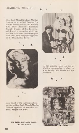 Lot #927 Marilyn Monroe Signed Photograph, Presented to the Owner of the Bluebook Modeling Agency - Image 3