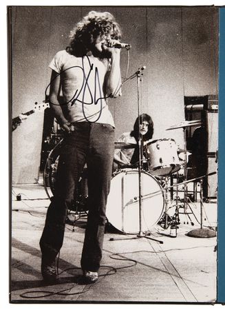 Lot #874 Led Zeppelin: Page, Plant, and Jones Signed Book - Image 2