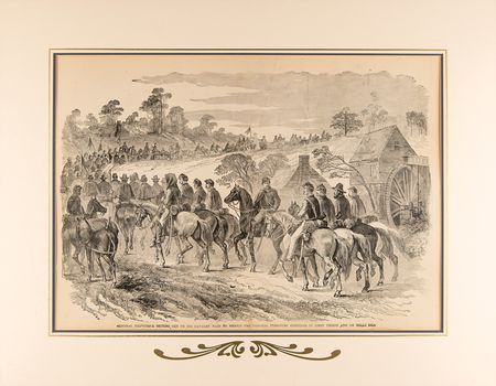 Lot #521 Hugh Judson Kilpatrick Engraving: 'Setting Out on His Cavalry Raid' - Image 2