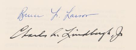 Lot #606 Charles Lindbergh Signed Book - Lindbergh of Minnesota - Image 2