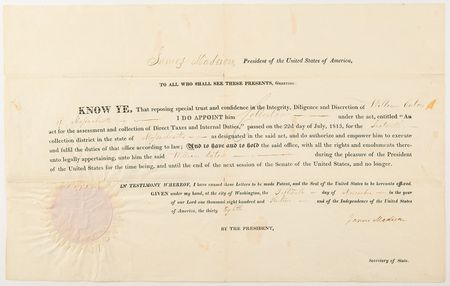 Lot #172 Constitution of the United States Complete Set of Signers (40) with Founding Fathers George Washington, Benjamin Franklin, Alexander Hamilton, and James Madison - Image 64