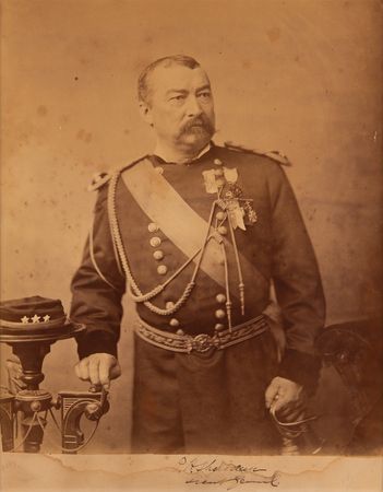 Lot #429 Philip H. Sheridan Oversized Signed Photograph - Image 1