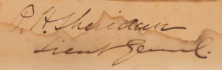 Lot #429 Philip H. Sheridan Oversized Signed Photograph - Image 3