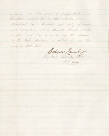 Lot #468 Edward Canby Letter Signed - Image 2
