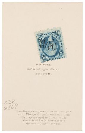 Lot #428 Robert Gould Shaw Signed Photograph - Rare Portrait of the Commander of the All-Black 54th Massachusetts - Image 2