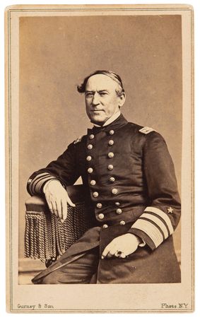 Lot #486 David G. Farragut Signed Photograph - Image 1