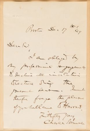 Lot #359 Charles Sumner Civil War-Dated Autograph Letter Signed - Image 2