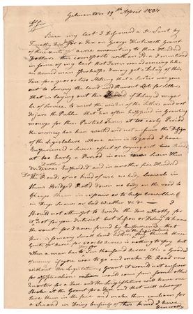 Lot #463 Bunker Hill: Thomas Cogswell Autograph Letter Signed - Image 1