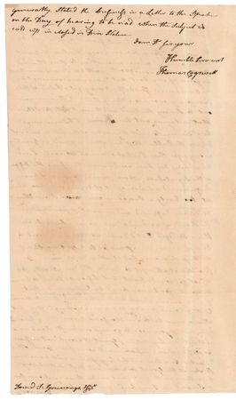Lot #463 Bunker Hill: Thomas Cogswell Autograph Letter Signed - Image 2