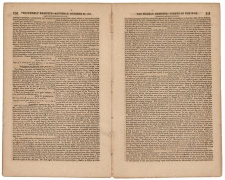 Lot #532 War of 1812: The Weekly Register (October 23, 1813) - Image 3