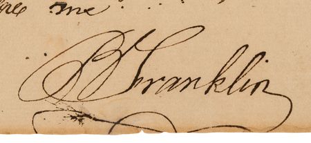 Lot #162 Benjamin Franklin Document Signed as President of Pennsylvania, Overseeing an Early Bankruptcy Case (1786) - Image 2