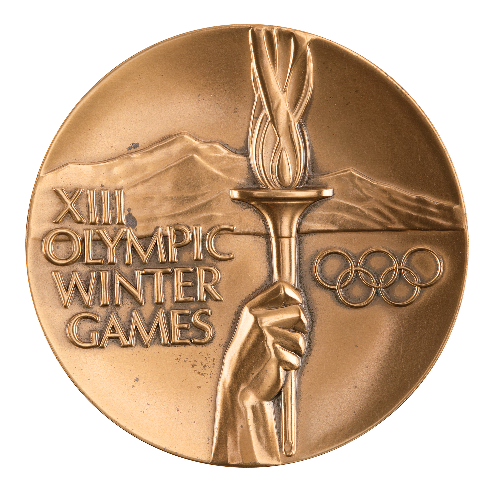 Lake Placid 1980 Winter Olympics Bronze Winner's Medal for Speed
