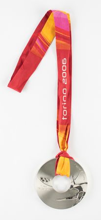 Lot #3107 Torino 2006 Winter Olympics Silver Winner's Medal - Image 2